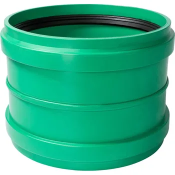Kanalizační potrubí Spojka dvouhrdlá kanalizační Osma KG 2000 Polypropylen PPKGMM, DN 500, zelená