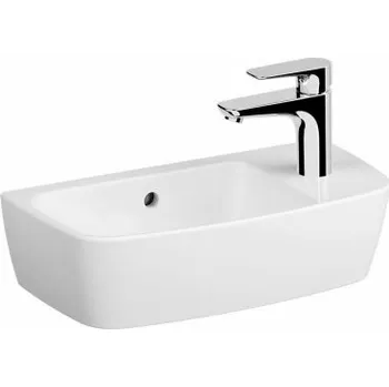 Umyvadlo Vitra SHIFT umyvadlo 50 cm, s otvorem a přepadem, bílá