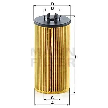 Auto-moto MANN-FILTER HU835/1z pro vozy AUDI, VW