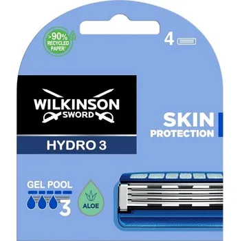 Holítko Wilkinson Sword Hydro 3 Skin Protection náhradní břity 4 ks