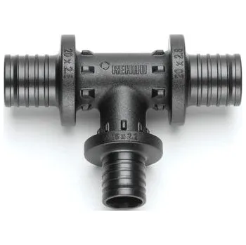 Vodovodní potrubí Rehau RAUTITAN PX T-kus 40-25-40mm odbočka redukovaná, lisovací, voda, PPSU/černá