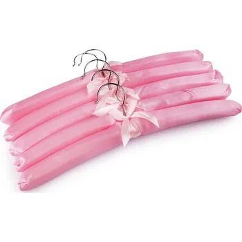 Ramínko Ramínko saténové polstrované - růžová sv. (5 ks)