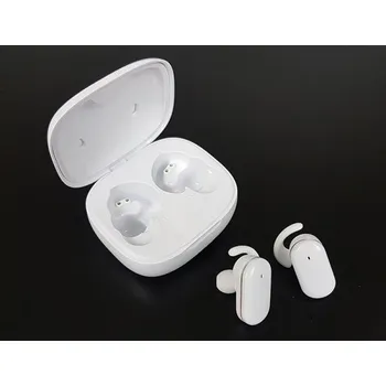 Sluchátka Sportovní bezdrátová sluchátka, nabíjecí pouzdro, barva černá a bílá - WF KL22 TWS Barva: Bílá