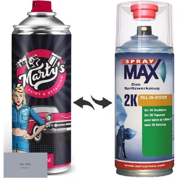 Barva ve spreji Barva ve spreji RAL 7040 stupeň lesku Polomat kvalita laku 2K Polyuretanový lak