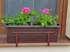 Držák na květináč a truhlík Okenní držák truhlíků bez vrtání 43 x 15,5 x 2,5 cm hnědý