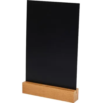 Verlo Informační tabule, PVC 34 × 21 cm, dubový podstavec