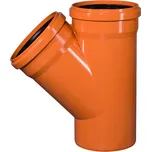 Odbočka kanalizační PVC Osma KGEA 45°, DN 315 x 315, oranžová