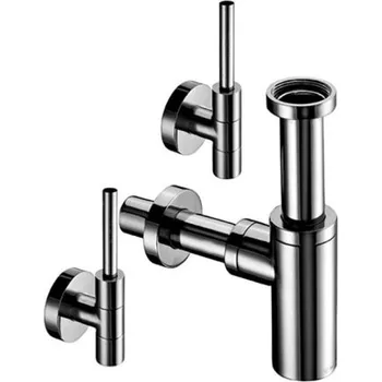 Sifon Schell EDITION sada, sifon G1 1/4", 2 rohové ventily, chrom