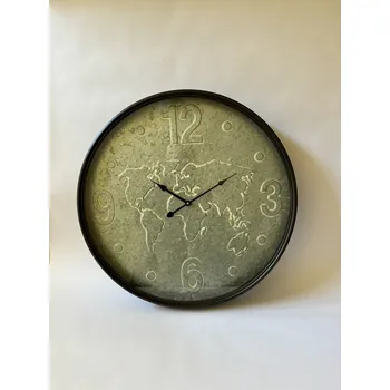 Hodiny NÁSTĚNNÉ HODINY - MAPA SVĚTA 60 cm