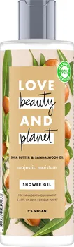 Sprchový gel Love Beauty & Planet Shea Butter & Sandalwood Oil sprchový gel pro bohatou hydrataci 500 ml