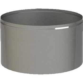 Kouřovod Almeva LAB hrdlo DN60/100 k zkrácení potrubí, PPH/nerez