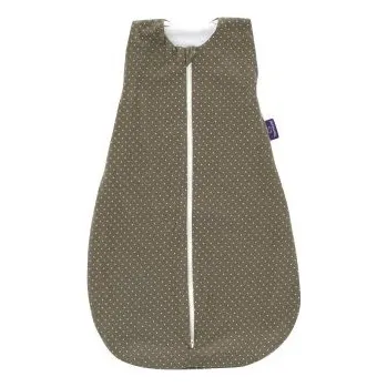 Spacák Träumeland Letní spací pytel Liebmich - Pünktchen Oliv, 70 cm