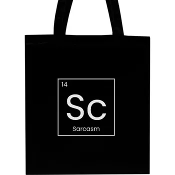 Nákupní taška Nákupní taška unisex s potiskem Plátěnka Sarcasm