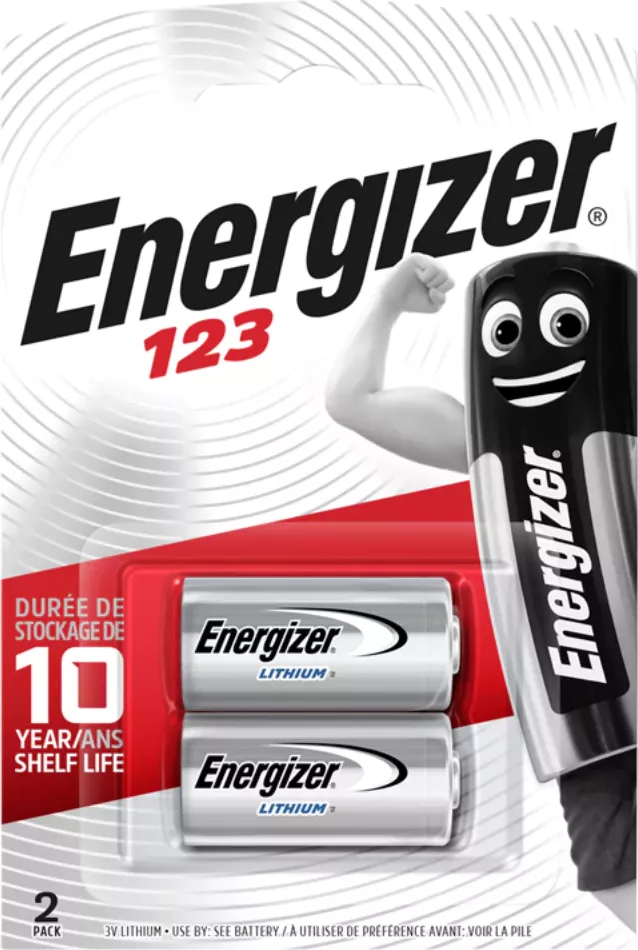Energizer Lithium Photo CR123 - 2ks