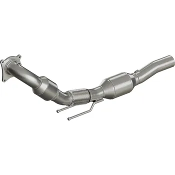 Autodíl HJS downpipe 70 mm včetně katalyzátoru pro Volkswagen Golf V GTI typ 1K, emisní norma Euro 5, 2.0, 147/155kw (CAWB, CCZB)