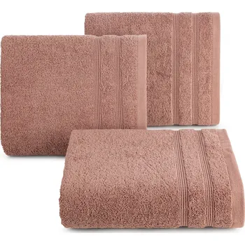 Ručník BAVLNĚNÝ RUČNÍK ALINE 70X140 CM CIHLOVÁ