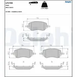 Sada brzdových destiček, parkovací brzda DELPHI LP3709
