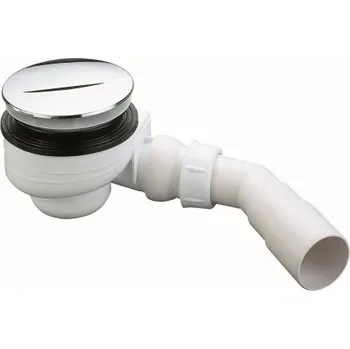 Sifon Aliaxis TURBOFLOW 1 vaničkový sifon, ABS/chrom