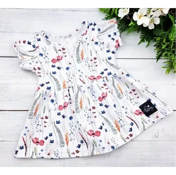 Dívčí šaty Princess šaty s krátkým rukávem - Poppy 128