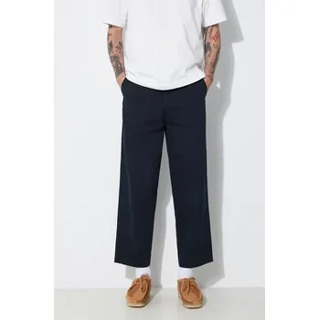 Pánské kalhoty Bavlněné kalhoty Fred Perry Straight Leg Twill Trouser, 30, námořnická modř, 59X