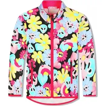 Dívčí mikina Dívčí mikina Kugo EM9327, černá / růžová