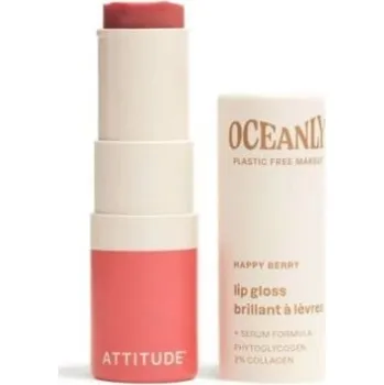 Kosmetika Lesk na rty ATTITUDE Oceanly - Happy Berry 3,4g