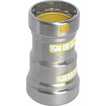 rozdělovač topení Sanha HEAVY STEEL PRESS GAS 71240 nátrubek 2"x1 1/2", redukovaný, s konci na vnitřní lisování, plyn, uhlíková ocel