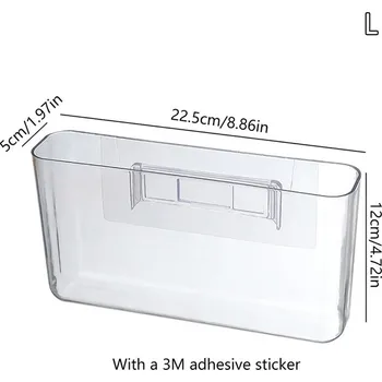 Úložný box Nástěnný organizér s držákem - A