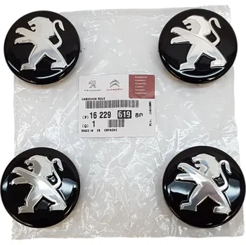 Poklice na kolo PSA Krytka kola Peugeot středová pro alu kola 60mm, sada 4ks, ONYX