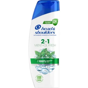 Head & Shoulders Menthol Fresh 2in1 šampon a kondicionér 2 v 1 proti lupům 250 ml