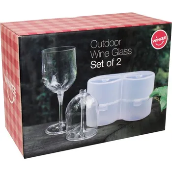 Sklenice Winkee Cestovní poháry na víno 2 ks