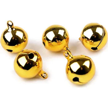 Vánoční dekorace Rolničky Ø20 mm - zlatá tmavá (20 ks)