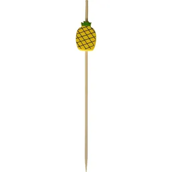 Jednorázové nádobí Verlo Napichovátko Ananas 12 cm (100 ks)