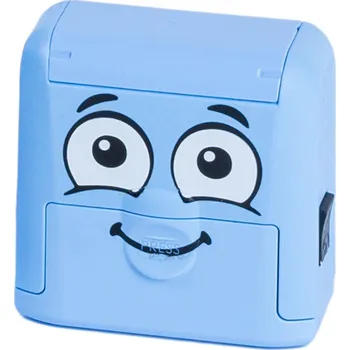 Dětské razítko razítko COLOP Marky DIY - světlemodré - vč. štočku