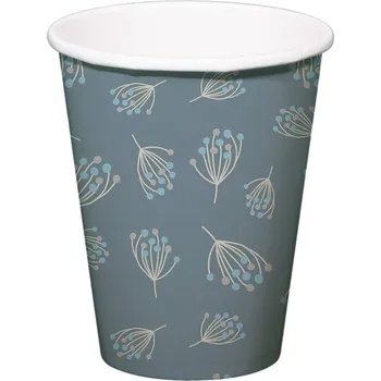 Party dekorace Folat Kelímky papírové kvetoucí baby boy 250 ml 8 ks