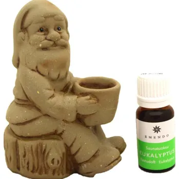 Vonný olej EMENDO - Keramický odpařovač, skřítek + eukalyptus 10 ml