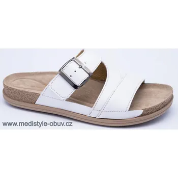 Dámská zdravotní obuv MEDISTYLE ŠTĚPÁNKA 4Š-I11 pantofel bílý, bílá - 38