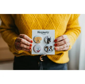 Dekorativní magnet ePiPí Sada magnetů - Psi