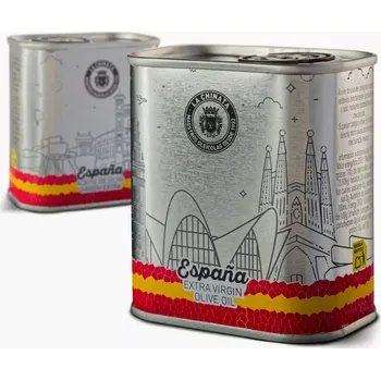 Rostlinný olej LA CHINATA Extra Panenský Olivový Olej Plechovka 100 ml ŠPANĚLSKO