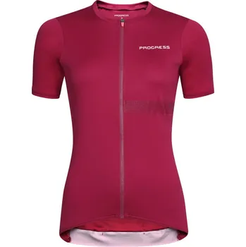 cyklistický dres Dámský cyklistický dres PROGRESS Traffica vínový Velikost: XL