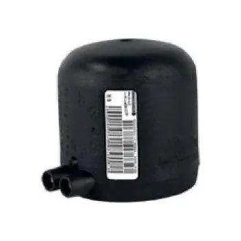 Vodovodní potrubí Aliaxis FRIALEN MV elektrozáslepka 50mm, PN16/10, SDR11, 80mm, voda/plyn, PE