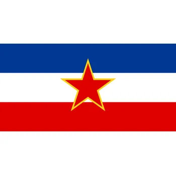 Vlajka Vlajka Jugoslávie o velikosti 90 x 150 cm