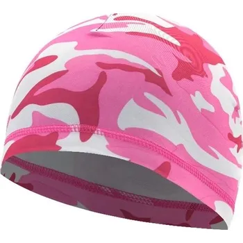 Čepice Cyklistická unisex rychleschnoucí čepice - Růžové Camo