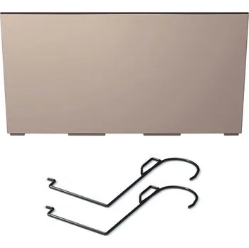 Truhlík Prosperplast Truhlík URBI CASE W s vkladem a háky 39,5 cm - barva: mocca