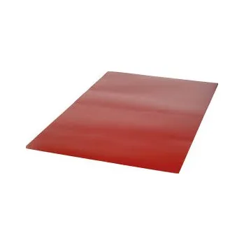 Plech Tabulový plech FeZn + lak 0,5x1250x2000mm PE 25 μm (Polyester) Barva oplechování: RAL 3009 - Terakota (červenohnědá)