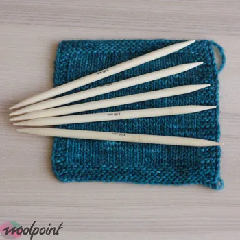 Jehlice KnitPro Ponožkové jehlice Bamboo 20cm Velikost: 9.00mm