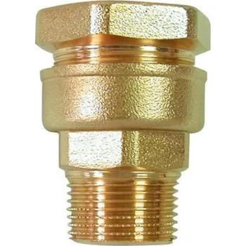 Vodovodní potrubí Bugatti VALVOPAT BA spojka 25x1/2", přímá, s vnějším závitem, svěrná, voda/plyn, mosaz