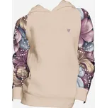 UTOPY Dámská sportovní mikina Pastel Flowers yellow Velikost: XS