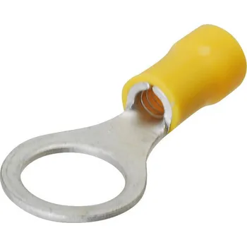 Kabelové oko Poloizolované kabelové oko Ø 10,5mm pro kabel: 2,5-6,0mm² Balení: 100ks<br />Výrobce: IMP - 424336