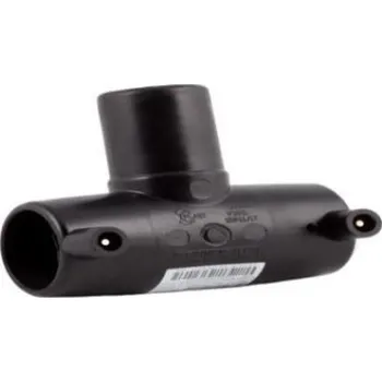 Vodovodní potrubí Luna-plast LUNAPLAST elektro T-kus 90°, 40 mm, PN16, voda, PE100, rovnoramenný